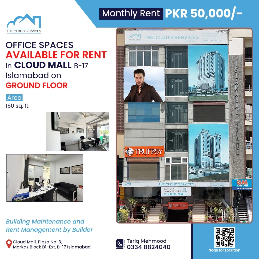 Ground Floor Shop Available for Rent